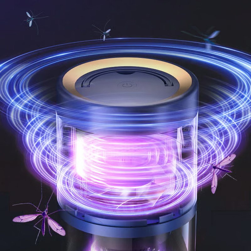 🦟 50% OFF NOW!🔇 Indoor LED Bug Zapper – Bionic UV Light Trap & Night Light – Quiet & Safe for Bedroom – Chemical-Free Mosquito Killer 💡